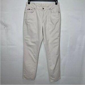 LEE Riders Women’s Jeans sz 18L High Rise Beige Khaki Straight Leg Pants